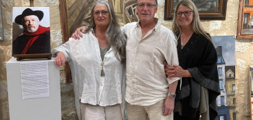 Vernissage de l'exposition Ronald Chatelot &amp; Estelle Chatelot : Les Patines Du Saule